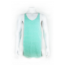 Yeşil Çizgili Sporcu Tanktop Atlet