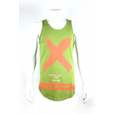 Yeşil Desenli Sporcu Tanktop Atlet
