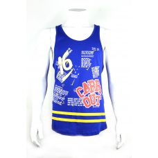 Mavi Desenli Sporcu Tanktop Atlet 1