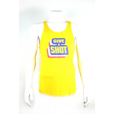 Sarı Desenli Sporcu Tanktop Atlet