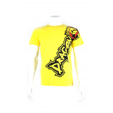 Sarı Dragon Siyah Baskılı T-Shirt
