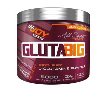 BigJoy Sports GlutaBig Pure L-Glutamine Powder 120 Gr