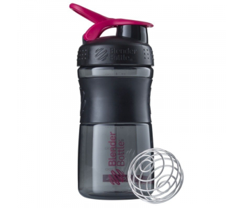 Blender Bottle Sportmixer 500 ML Siyah Pembe