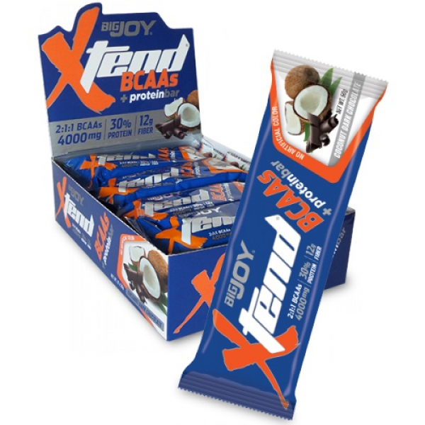 BigJoy Xtend BCAA Protein Bar 12 Adet Çikolata Hindistan Cevizi